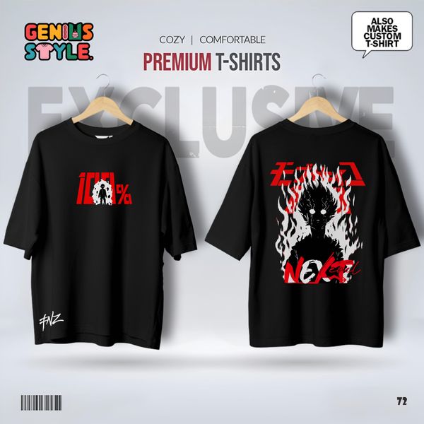 Mob 100% (Who Is Next) Drop Shoulder T-shirt - 72