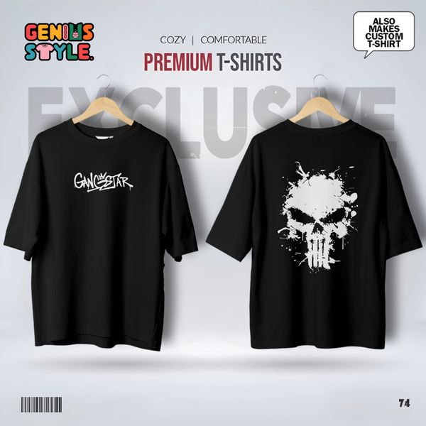 Gangster Premium Drop Shoulder T-shirt - 74