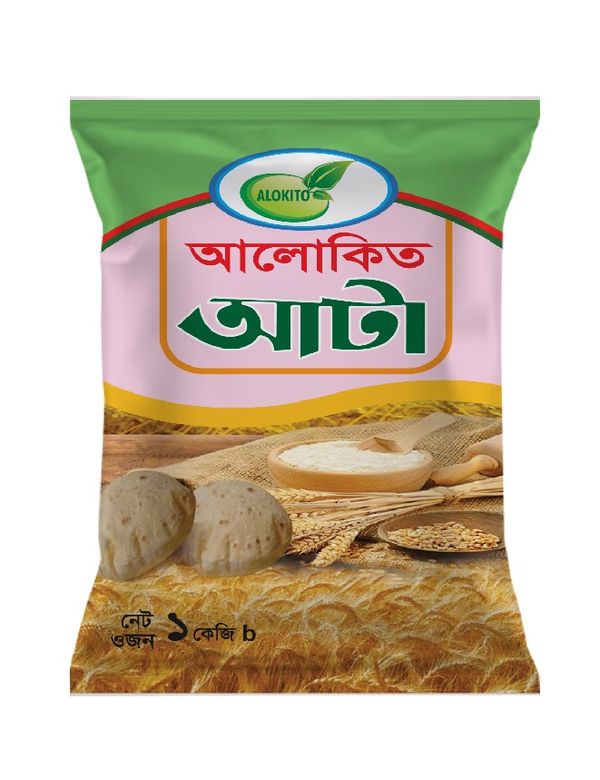 Alokito Flour-আলোাকিত আটা 2 KG
