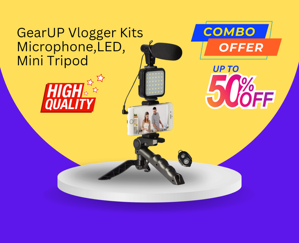 GearUP Vlogging Combo Kit