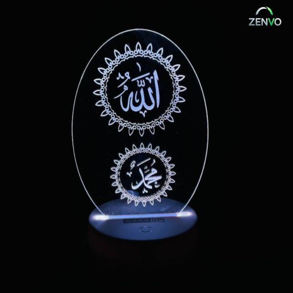 GearUP Acrylic Multicolor Night Lamp
