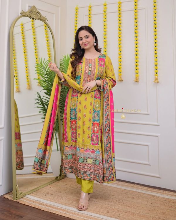 Premium Silky Three piece