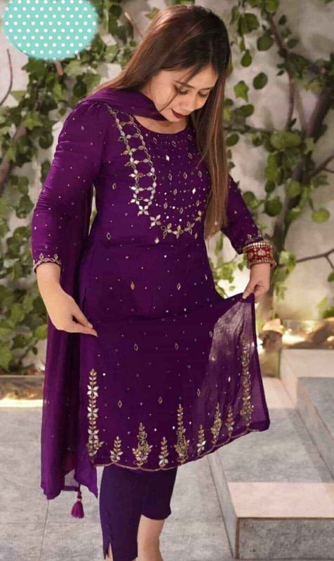 কারচুপি থ্রি পিস - Image 3