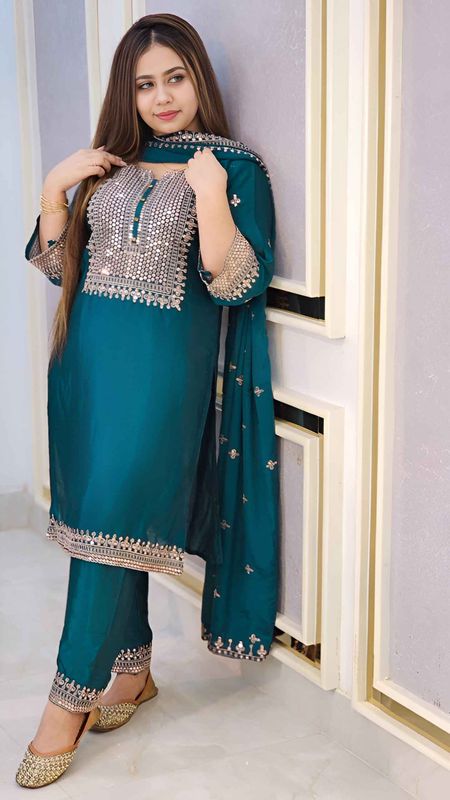 Demanding Ac Cotton Amboidary 3 piece.