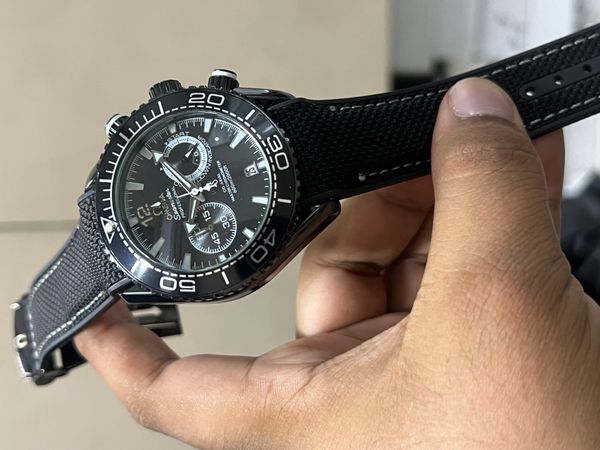 OMEGA SEAMASTER FIBER BELT FULL BLACK
