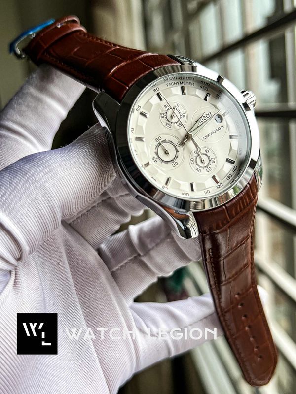 TISSOT CHRONO BROWN BELT