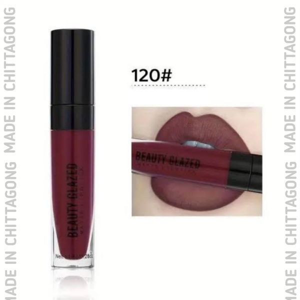 Beauty Glazed New Matte Waterproof Long Lasting Liquid Lipstick -120#SALEM