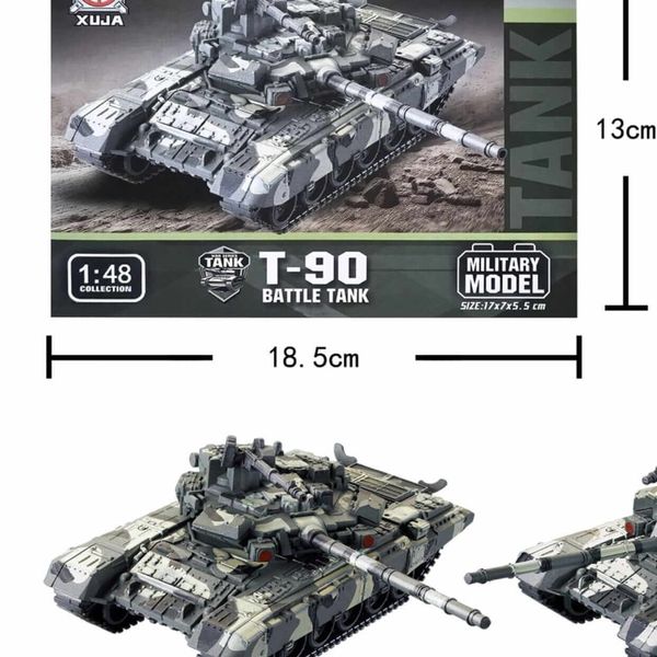 1:48 DIY T-90 Battle Tank Model