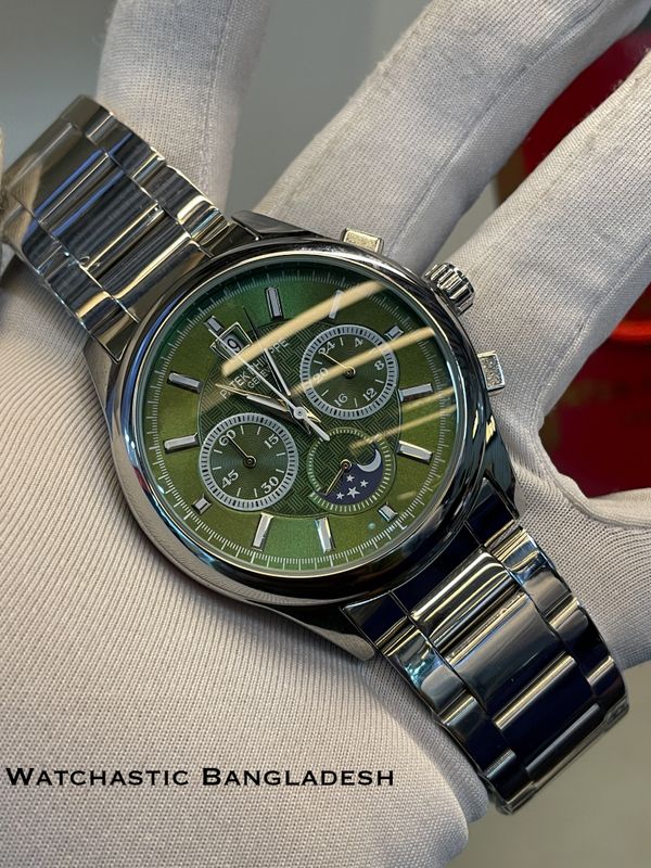 PATEK CHRONO CHAIN SIMPLE GREEN DIAL