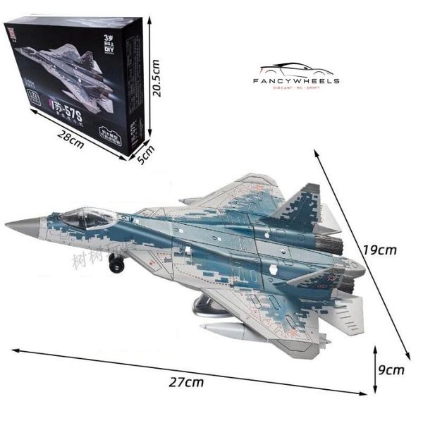 1:72 DIY Model SU-57S Heavy Fighter Model