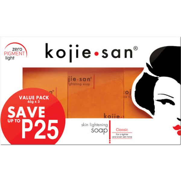 Kojie San Skin Lightening Soap (65gx3) (Pack of 3)