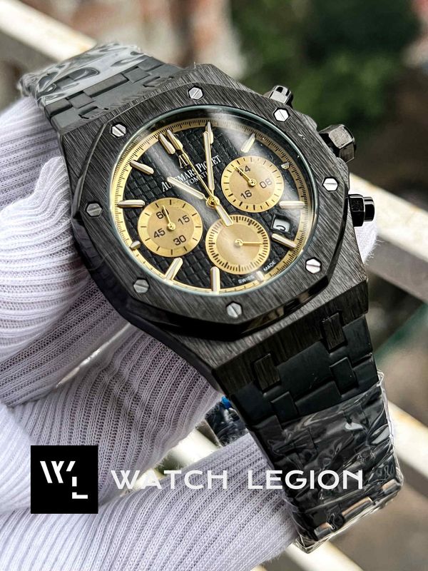 AP CHRONO CHAIN FULL BLACK GOLD SUB DIAL