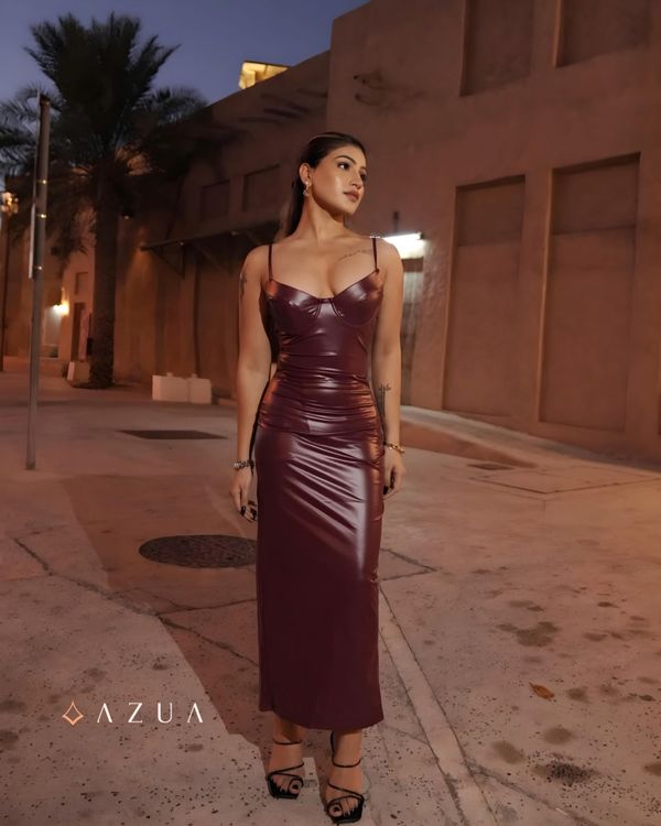 Maura Latex Bodycon