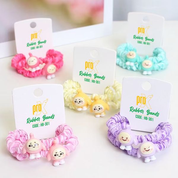 ProX Trendy Ties Hair Band For Women HB-301-4 ( 2pcs ) Multi-Color