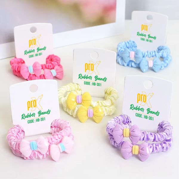 ProX Trendy Ties Hair Band For Women HB-301-5 ( 2pcs ) Multi-Color