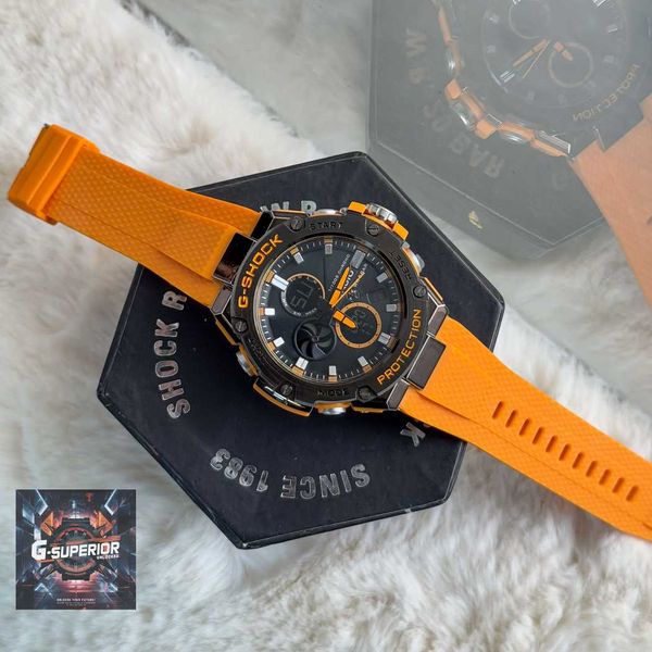 G-Shock || AA Grade || Orange Belt with black bezel