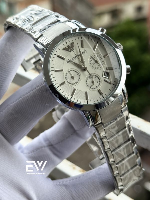 ARMANI CHAIN WHITE DIAL