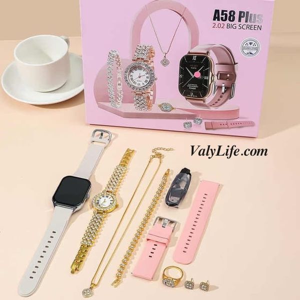 A58 Plus Smartwatch Gift Set