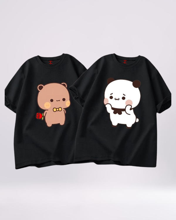 Premium Couple Drop Shoulder T-Shirt