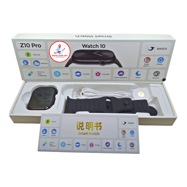 Z10 Pro Smart Watch Long lasting Battery life 10th Generation New Appearance.