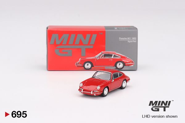 MiniGT 695 Porsche 901 1963 Signal Red