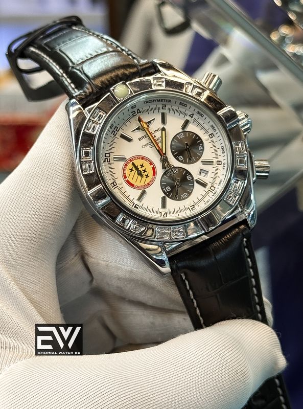 BREITLING BLACK BELT WHITE DIAL