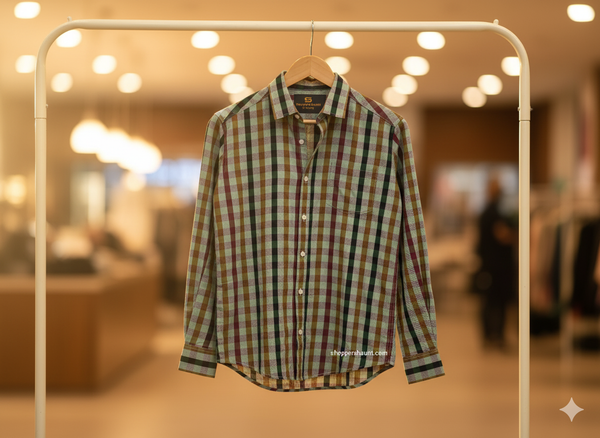 Premium check shirt for men