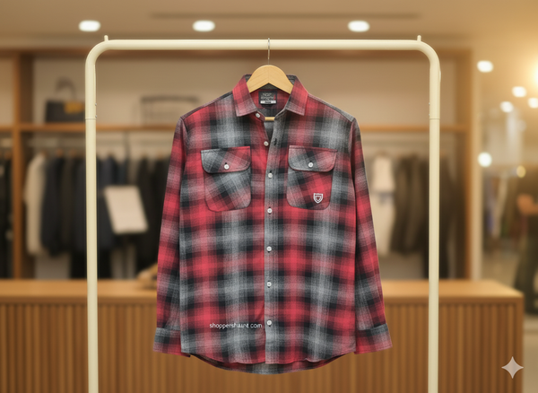 Premium flanel check shirt 210