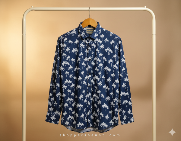 Trendy print shirt for men 0090