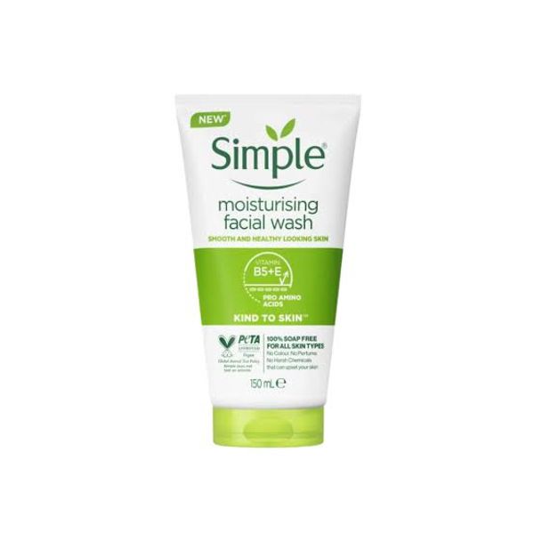 Simple Kind to Skin Moisturising Face Wash-(150ml)