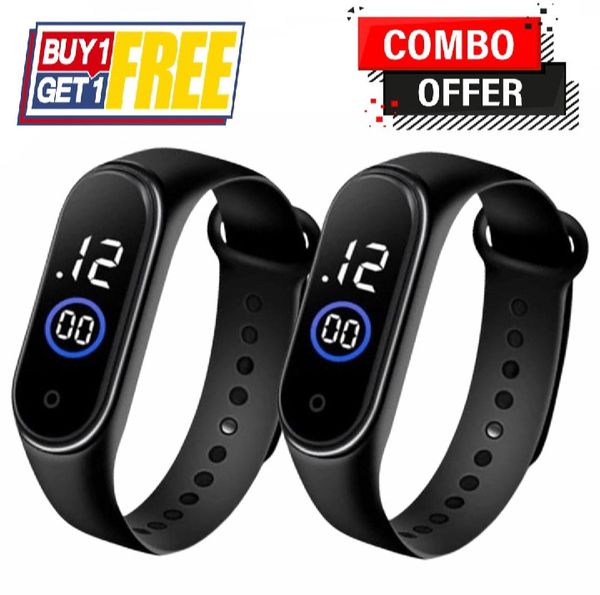 LCD Dgital Ring Touch Watch for man and women