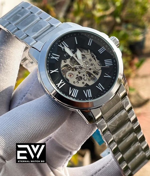 FOSSIL AUTOMATIC CH BLACK DIAL