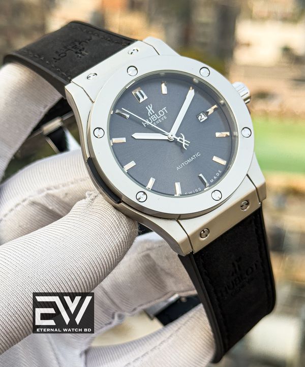 HUBLOT AUTOMOTIC BLACK VELVET BELT