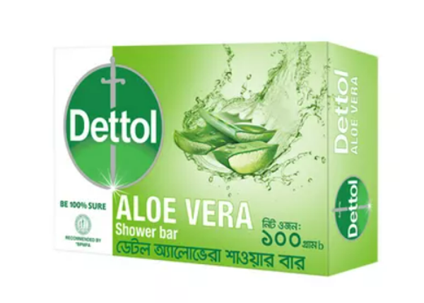Dettol Aloe Vera Shower Bar 100 gm