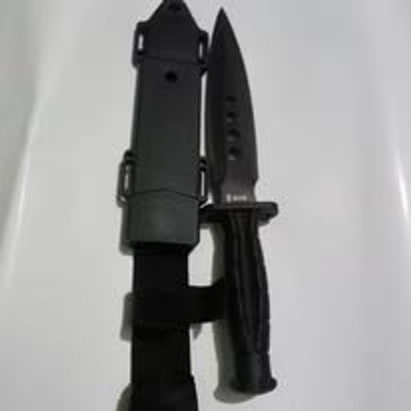 Dispatch Fixed Blade Hunting Knife with Sheath, 12-inch Survival Knives for Men Tactical Bowie Knife with Non-Slip Handle for Bushcraft, Outdoor Camping