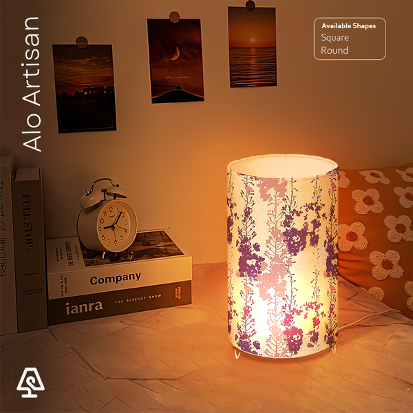 Purple Garden Table Lamp