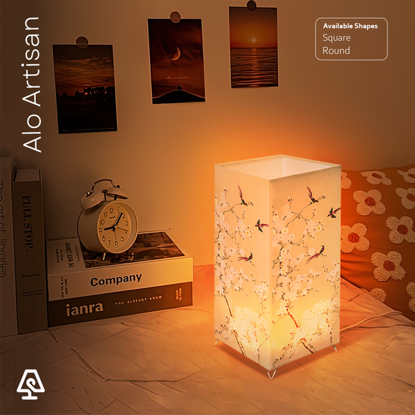 Little floral table lamp
