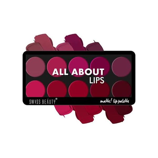 Swiss Beauty 10 Color Lip Palette