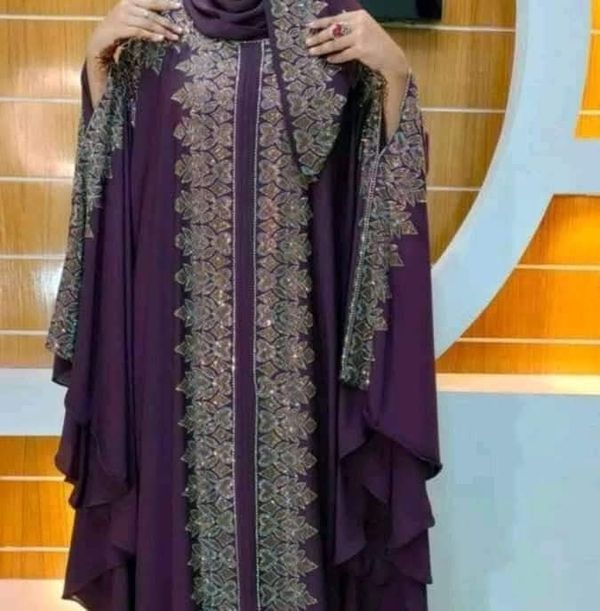 Dubai Cherry Borka with Hijab