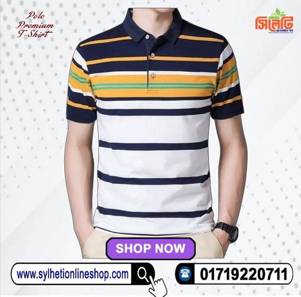 Stylish Half Sleeve Polo T-Shirt (Code: 74920)