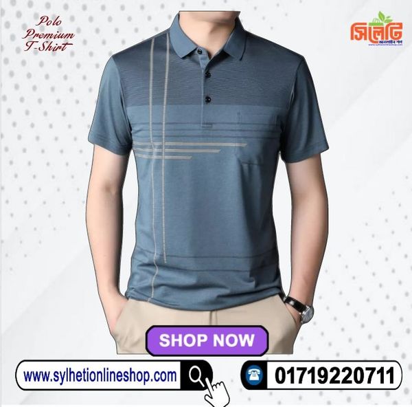 Stylish Half Sleeve Polo T-Shirt (Code: 749300)