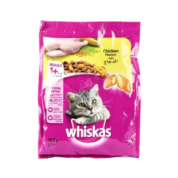 Whiskas Adult Dry Cat Food Chicken Flavor