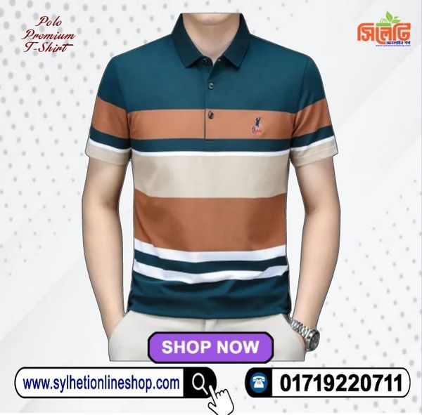 Stylish Half Sleeve Polo T-Shirt (Code: 749500)