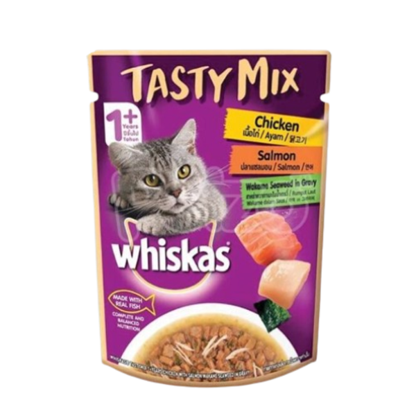Whiskas Cat Food Tasty Mix Chicken Salmon