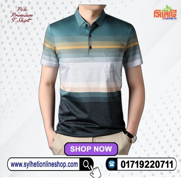 Stylish Half Sleeve Polo T-Shirt (Code: 749700)