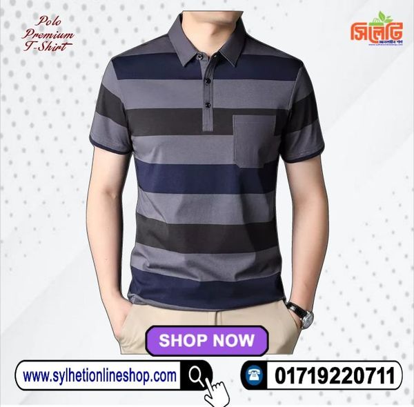 Stylish Half Sleeve Polo T-Shirt (Code: 749800)