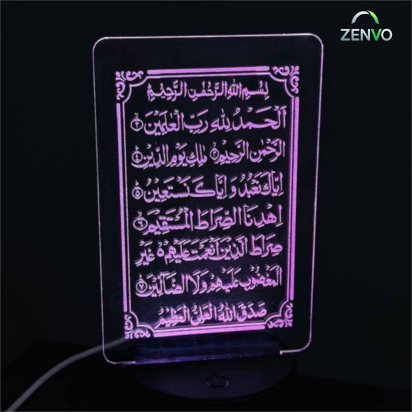 GearUP Acrylic Multicolor Night Lamp