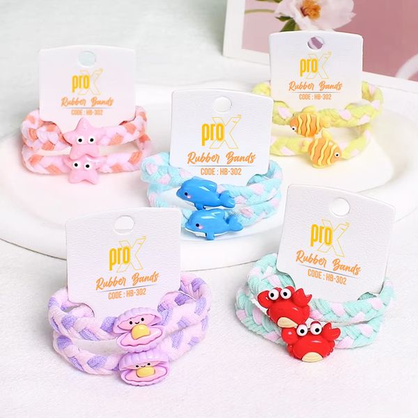 ProX Hair Haven Hair Band For Women HB-302-13 ( 2pcs ) Multi-Color
