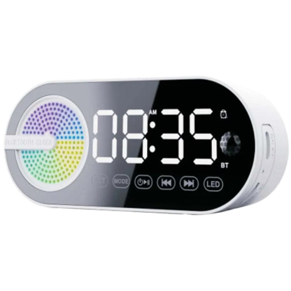 Geeoo SP-85 Alarm Clock with Bluetooth Speaker - 80393