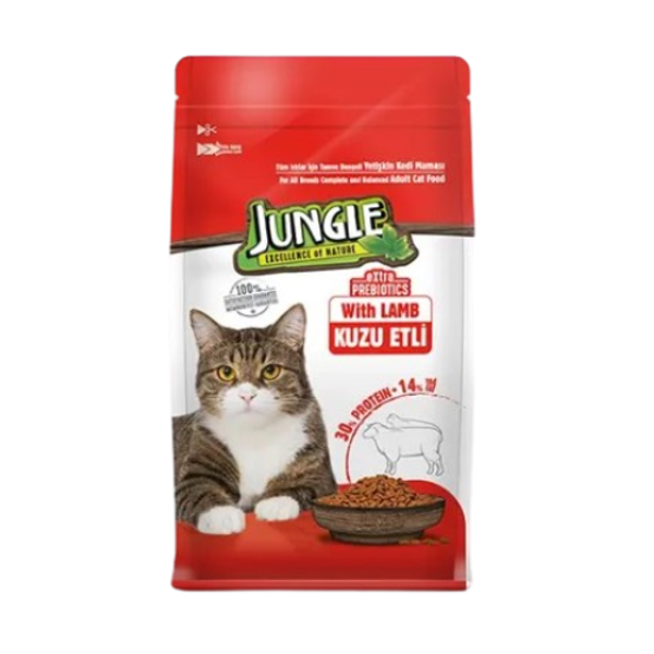 Jungle Adult Dry Cat Food Lamb Flavor